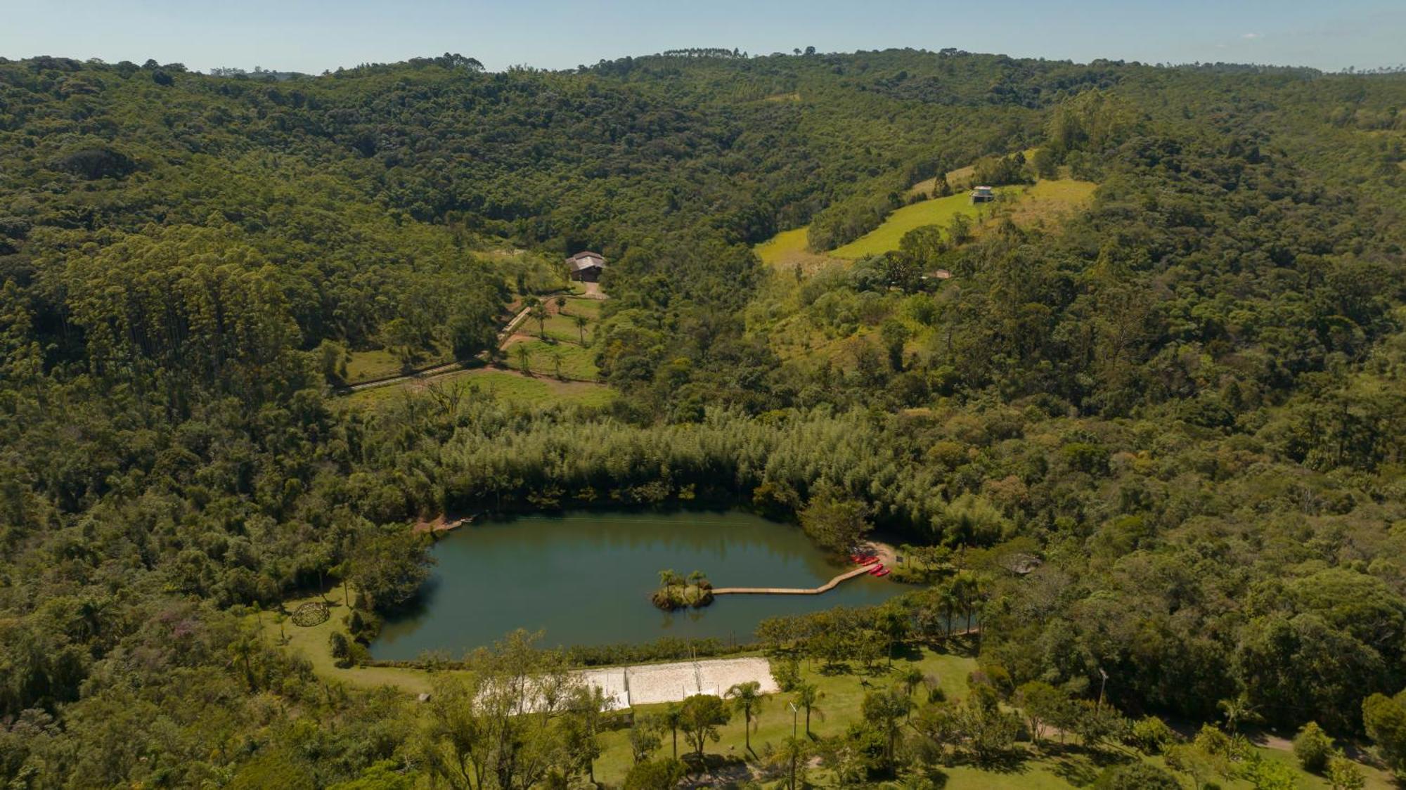 Hotel Fazenda Morros Verdes Ecolodge Ibiúna 外观 照片