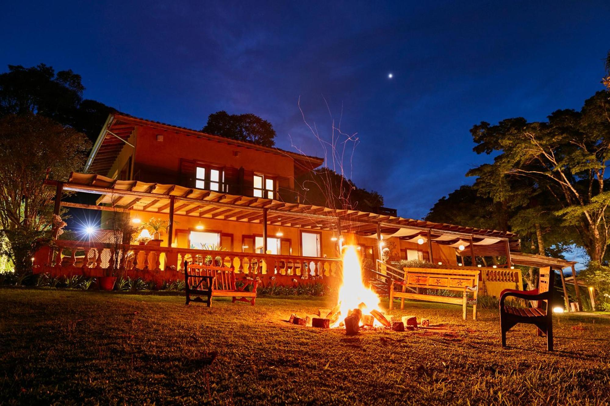 Hotel Fazenda Morros Verdes Ecolodge Ibiúna 外观 照片